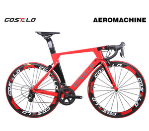 Costelo AeroMachine, monocoque one piece moulded road carbon bike