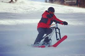 This kickass ski bike will help you master the slopes...