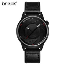 BREAK Photographer Series Unique Camera Style stainless steel watch