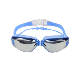 Anti Fog UV Surfing Swimming Goggles with Soft Earplugs UV and anti fog protected