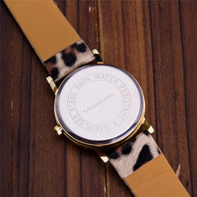 Here Kitty Kitty -  Cat style women's quartz watch with leopard wrist band