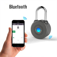 Smart Bluetooth Padlock Anti-Theft Alarm Lock with Wireless Control