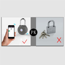 Smart Bluetooth Padlock Anti-Theft Alarm Lock with Wireless Control