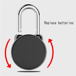 Smart Bluetooth Padlock Anti-Theft Alarm Lock with Wireless Control