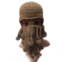 Tentacle Octopus Cthulhu Knit Beanie and Wind Mask