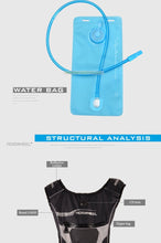 Backpack with 2L water hydration bladder