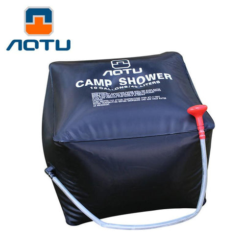 40L Foldable Solar Energy Outdoor Camping Shower Bag