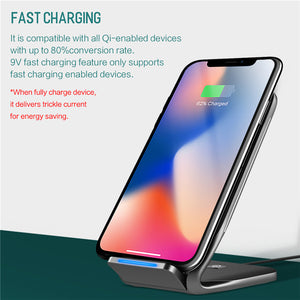 ROCK Dual Coil Qi Wireless Charger Charger 10W for iPhone, Samsung and Android
