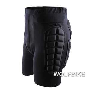 Protective under pants for mountain biking or snow boarding