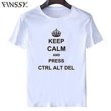 Tech T Shirt with Keep Calm motif for men and Women - all sizes
