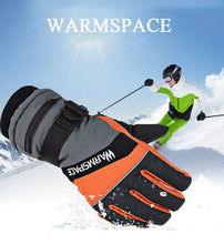 Heated outdoor rechargeable electric winter gloves for skiing or motor cycling (Men/Women - LGE and Medium)