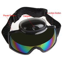 Skiing/Snow Boarding Goggles with in built 1080P action camera and audio mic