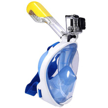 Swimming Diving Snorkeling Full Face Mask Surface Scuba with Gopro attachment S/M (Child type)