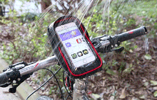 WHEEL UP Waterproof Mountain Bike Smart Phone holder and storage pouch - waterproof