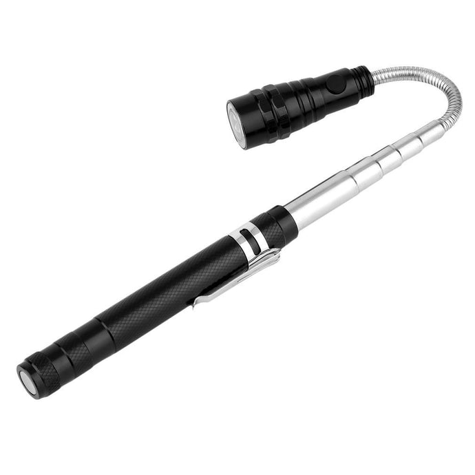 360 Degree Flexible LED telescopic and flexible Flashlight with Magnetized Head